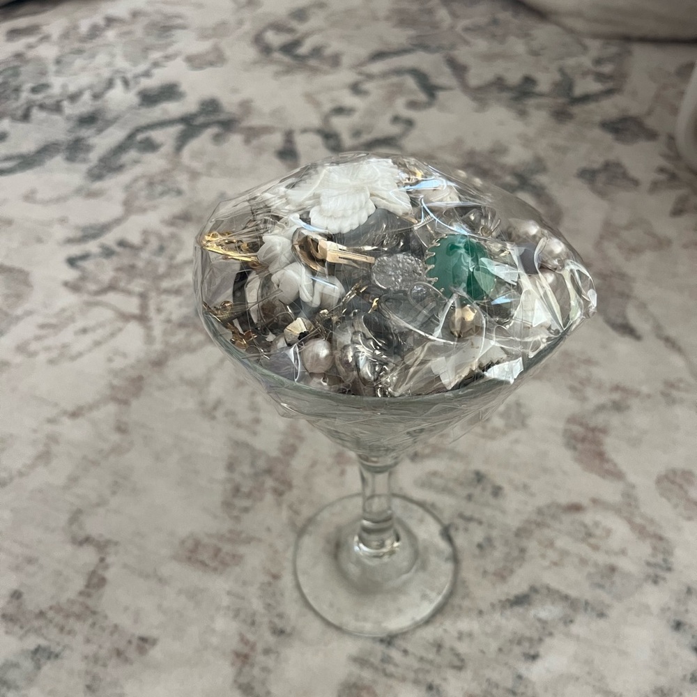 Elegant Jewelry Assortment in Glass